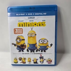 Minions Blu-ray DVD 2-Disc Set 2015 Illumination Family Movie NO DIGITAL